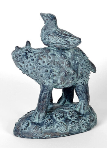 'Landing Place' - bronze - 14 x 12 x 8 cms