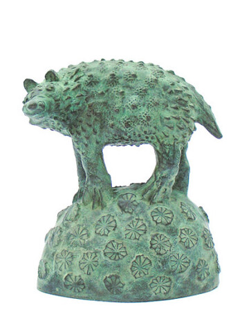 'Small Bear I' - bronze - 13 x 11 x 7 cms approx