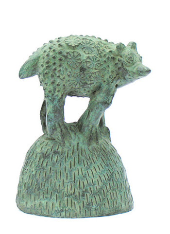 'Small Bear II' - bronze - 13 x 10 x 7 cms approx