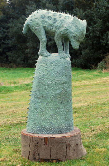 'Cub' - bronze resin - 101 x 55 x 30 cms