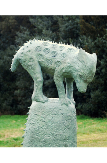 'Cub' - bronze resin - 101 x 55 x 30 cms