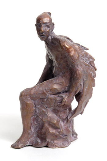 'Messenger' - bronze, edition of 12 - 21 x 15 x 11 cms