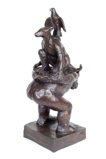 'Waiting' - bronze, edition of 10 - 54 x 30 x 23 cms