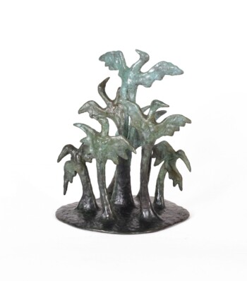 'Copse', one-off bronze cast, 26.5 x 20 x 22 cms