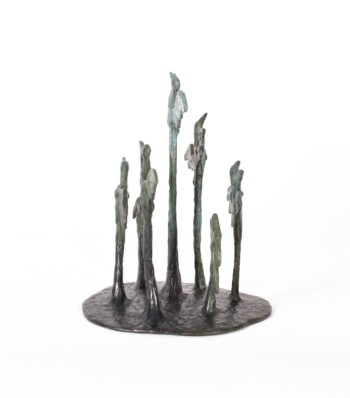 'Copse', one-off bronze cast, 26.5 x 20 x 22 cms