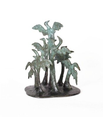 'Copse', one-off bronze cast, 26.5 x 20 x 22 cms